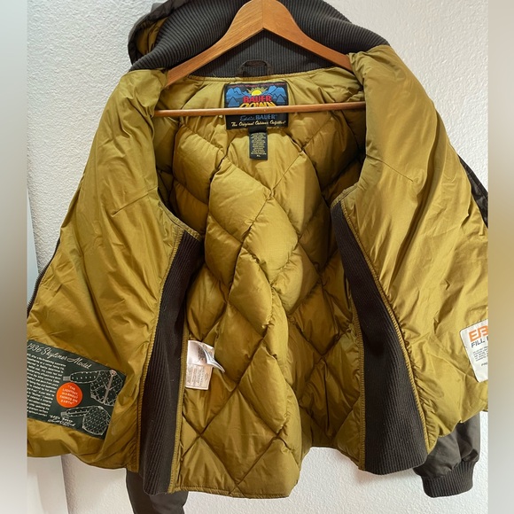 Vintage Eddie Bauer Down Hooded Jacket Womens Size L. - Picture 10 of 11